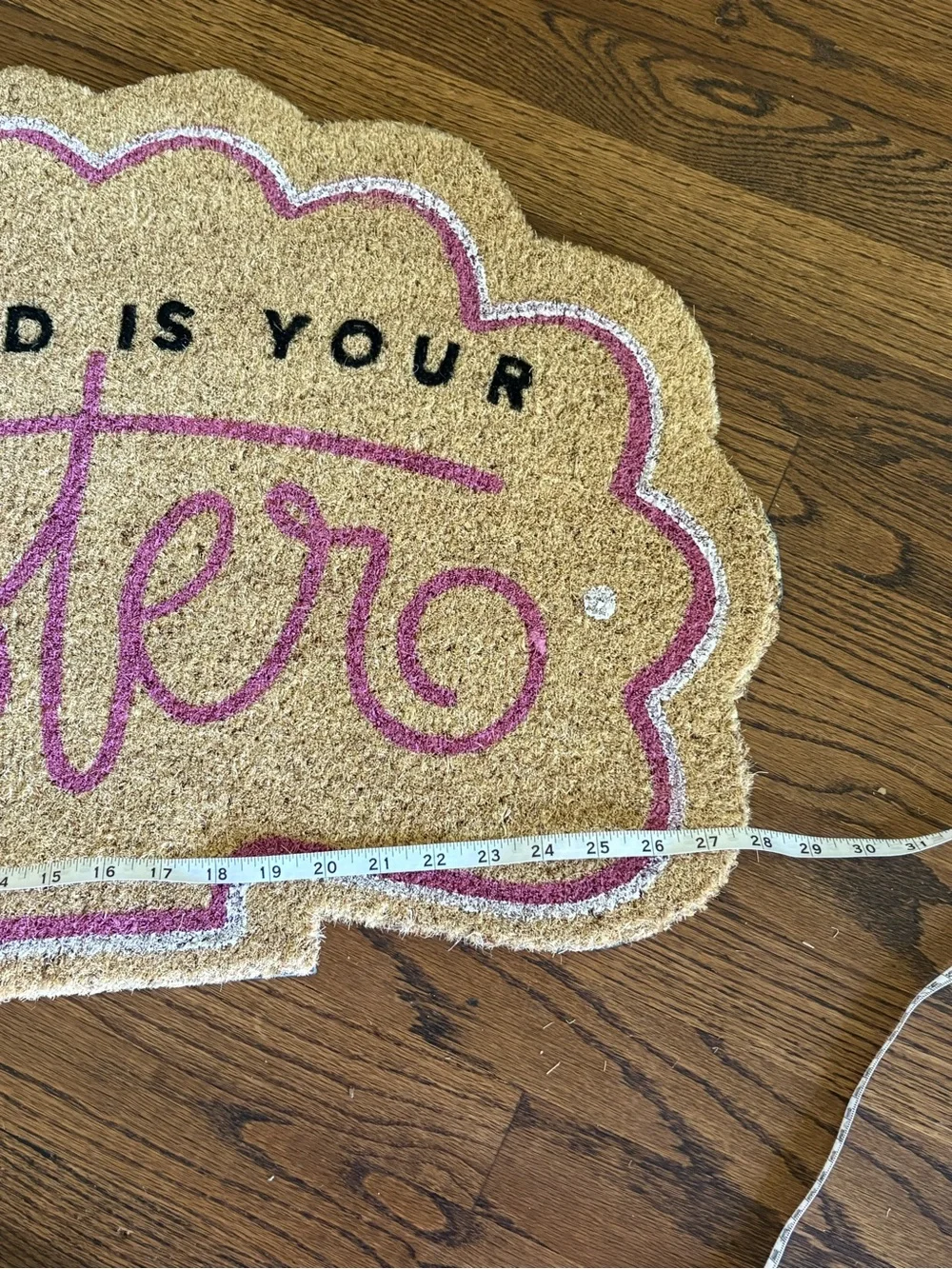 Anthropologie The World is Your Oyster Doormat